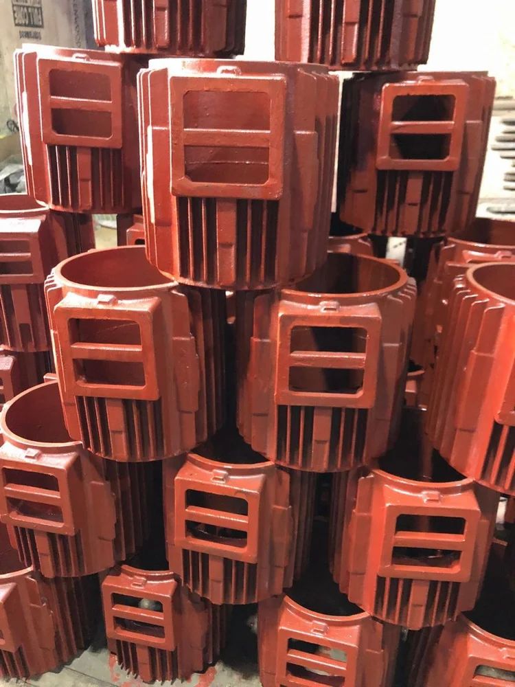 10mm Red Cast Iron Motor Body Casting, view 2