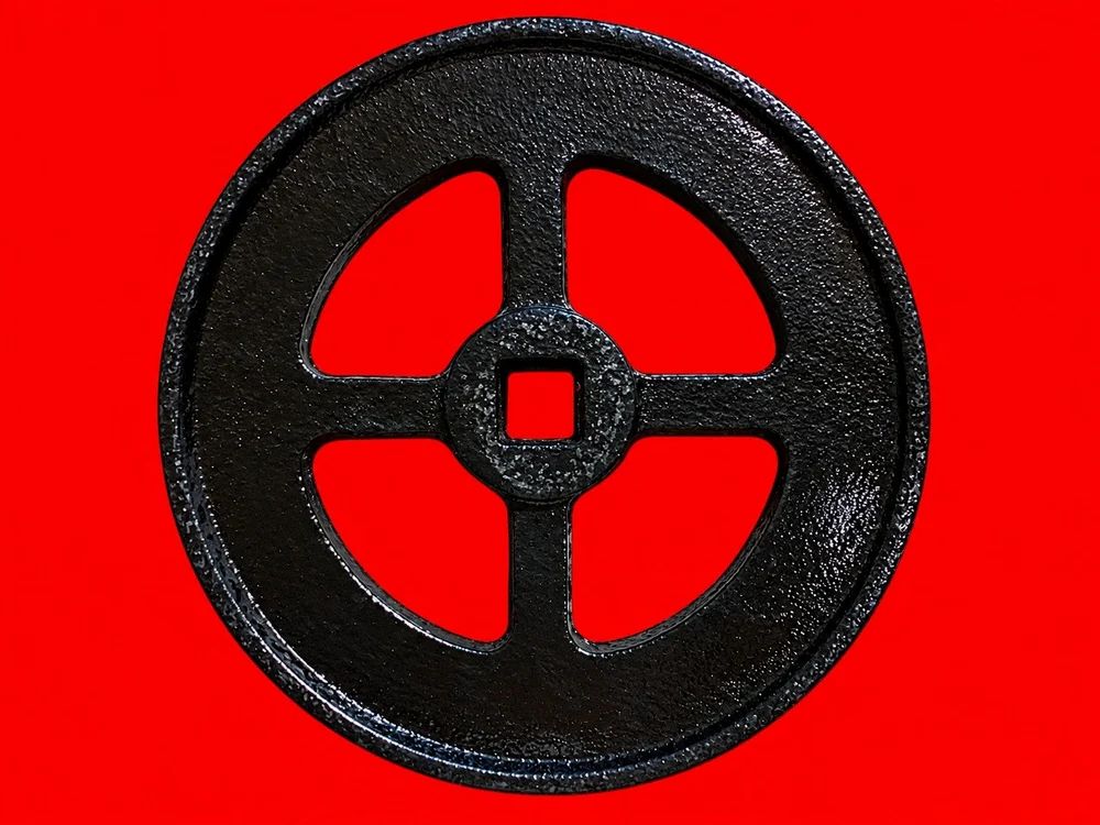 Cast Iron Fire Safety Wheel, view 2