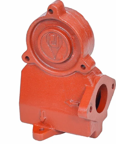 Red Cast Iron Pump Housing Casting