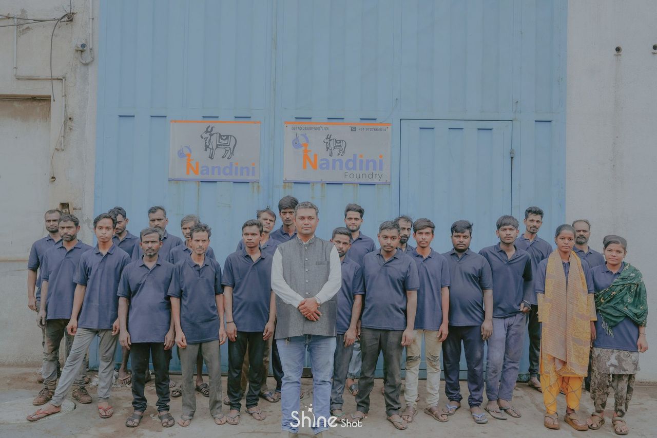 Nandini Foundry shop-floor team